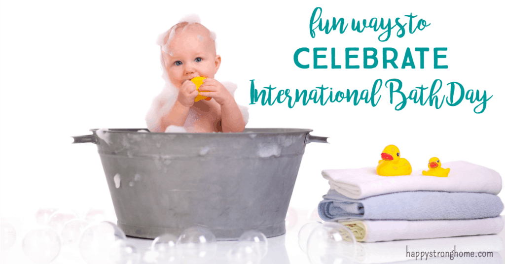 HandsOn Bath Time Play Ideas for International Bath Day! Happy