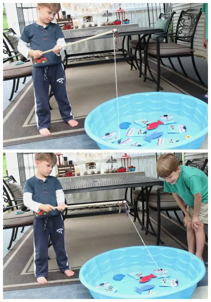 DIY Gone Fishing Party Game Idea