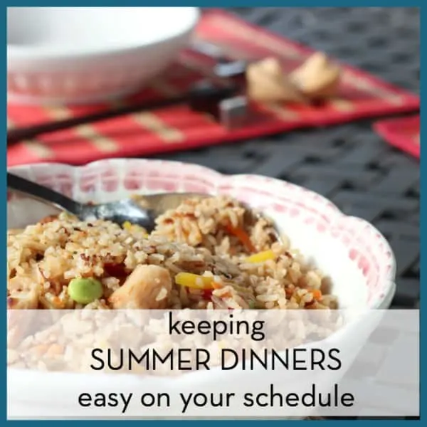 Keep summer dinners easy on your schedule