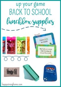 Up Your Game With These Back To School Lunchbox Supplies - Happy Strong 