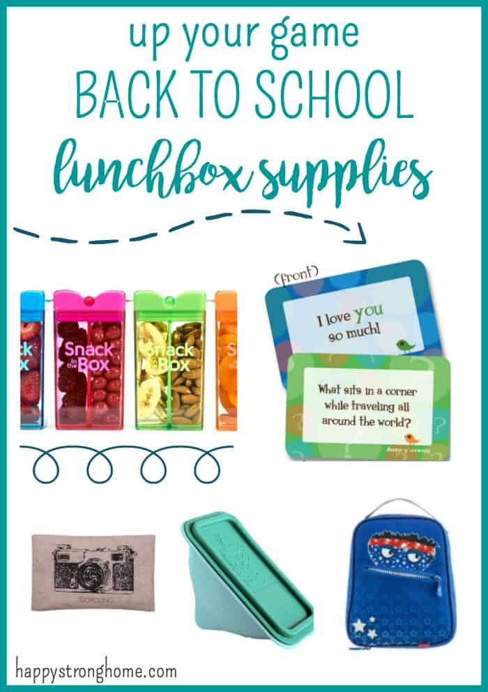 back to school lunchbox supplies