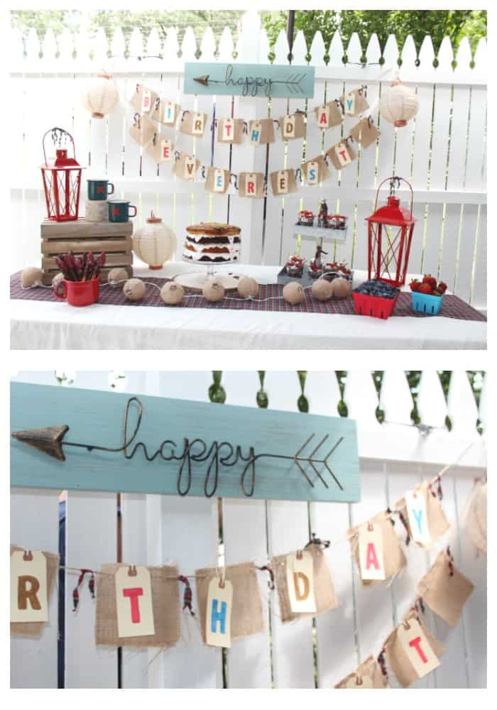 camping birthday party ideas