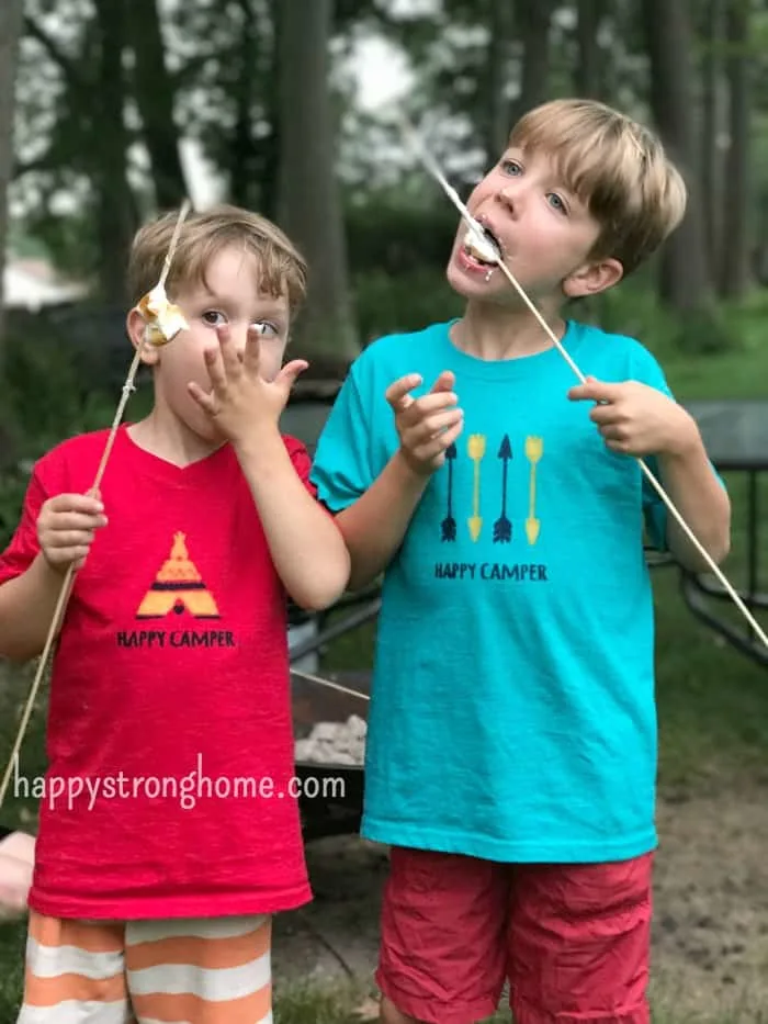 camping birthday party ideas