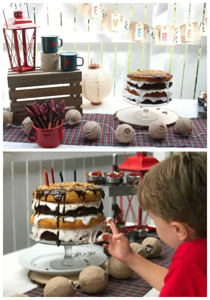 camping birthday party ideas