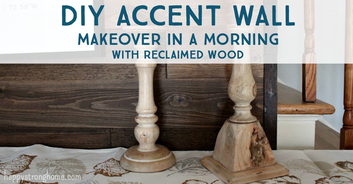 DIY Accent Wall Makeover