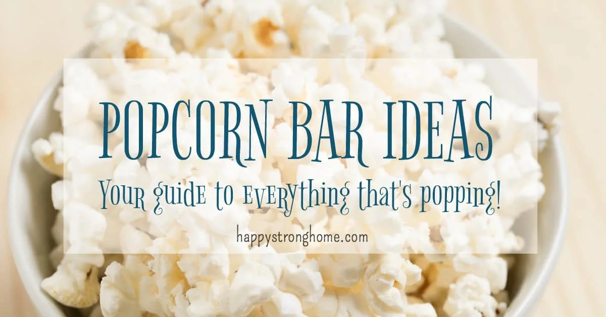 popcorn bar ideas