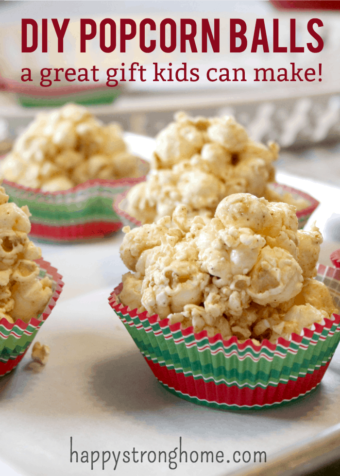 DIY Popcorn Balls Gift