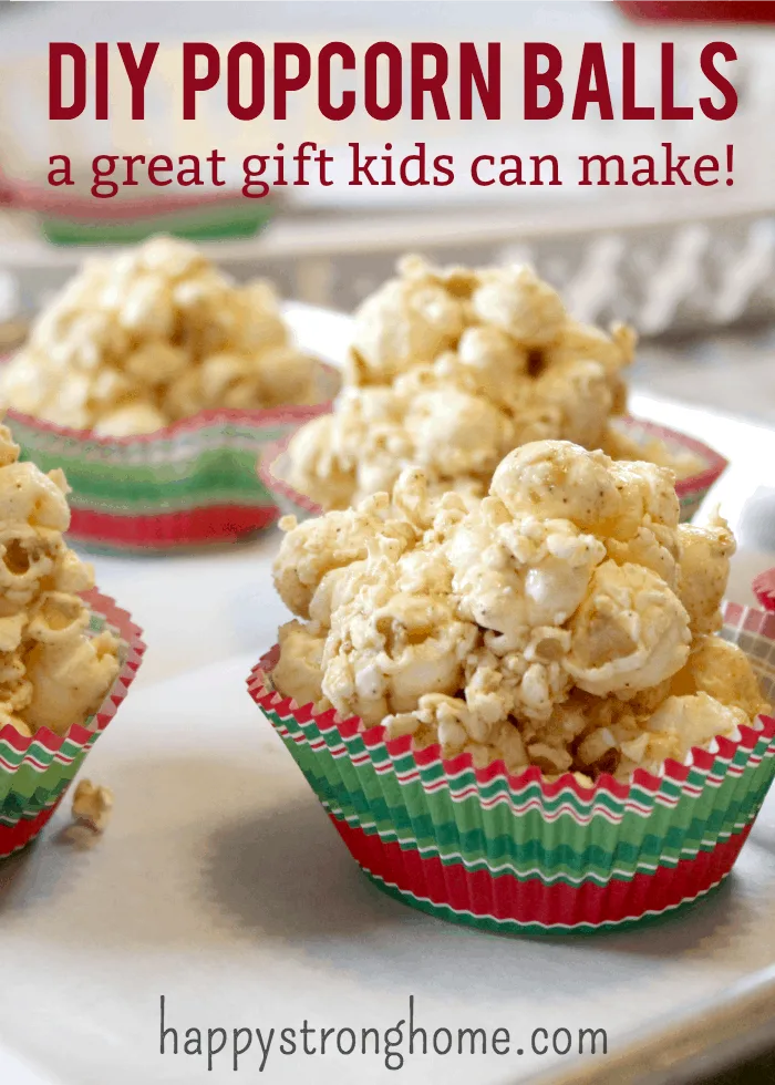 picture of DIY popcorn balls