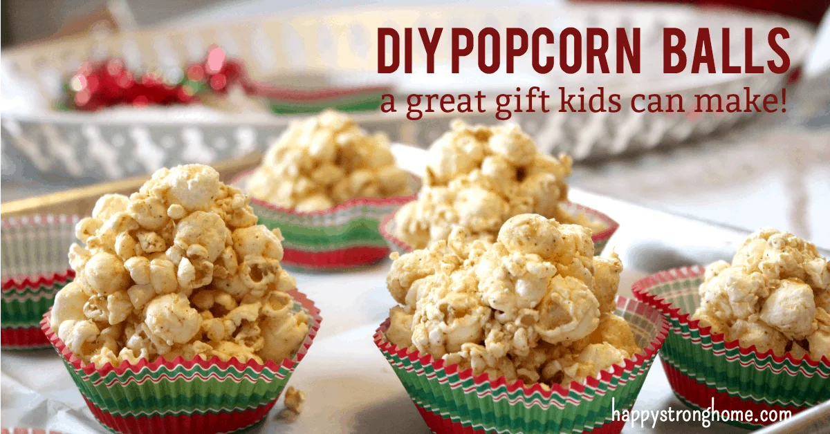 DIY Popcorn Ball Gifts