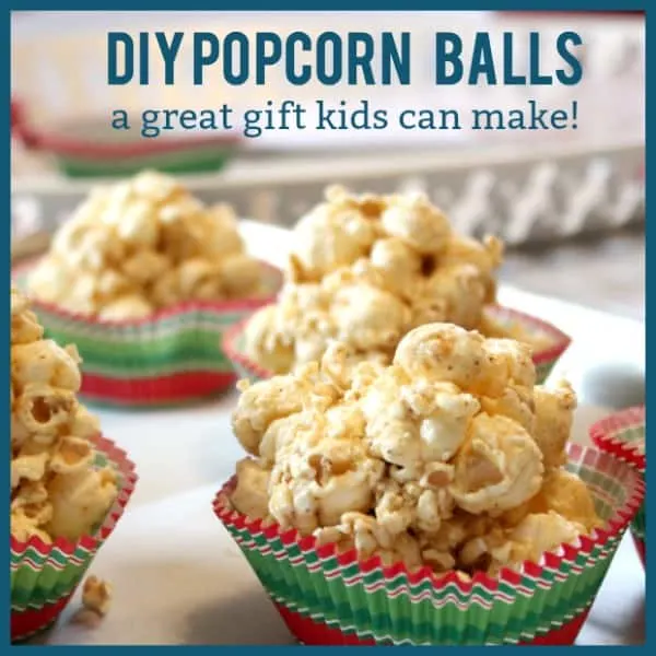 DIY Popcorn Balls Gift