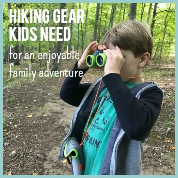 hiking gear kids need