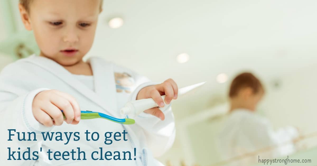 get kids teeth clean