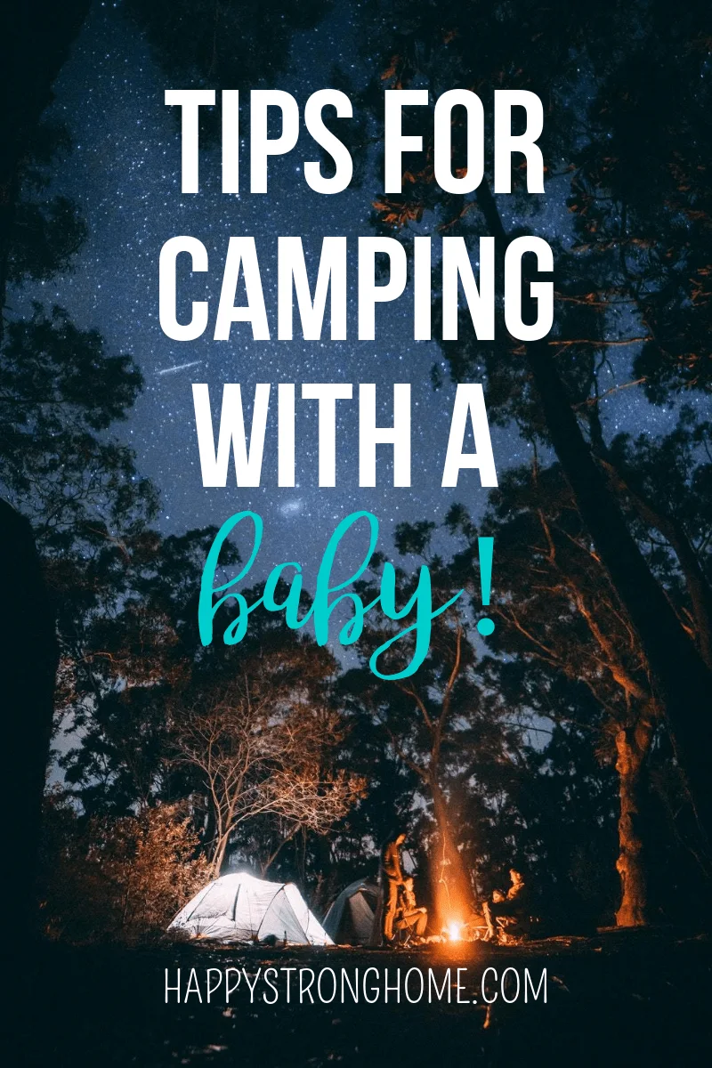 tips for camping with a baby 