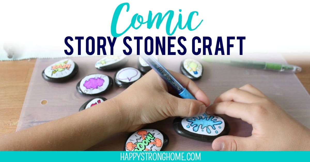 Comic Story Stones Craft