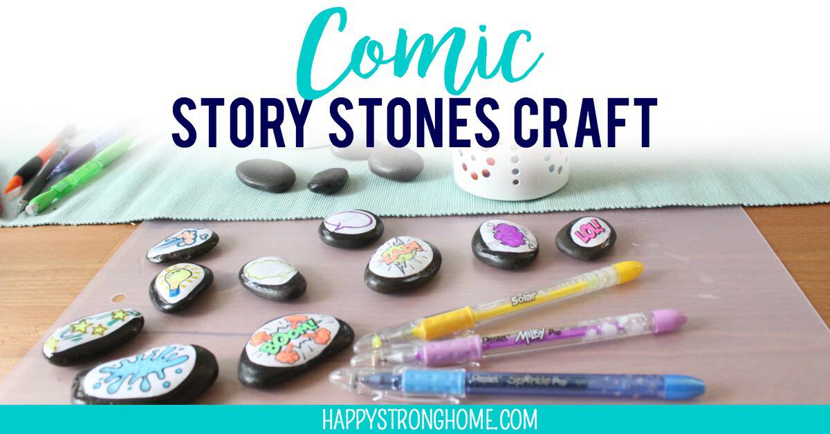 Comic Story Stones Craft