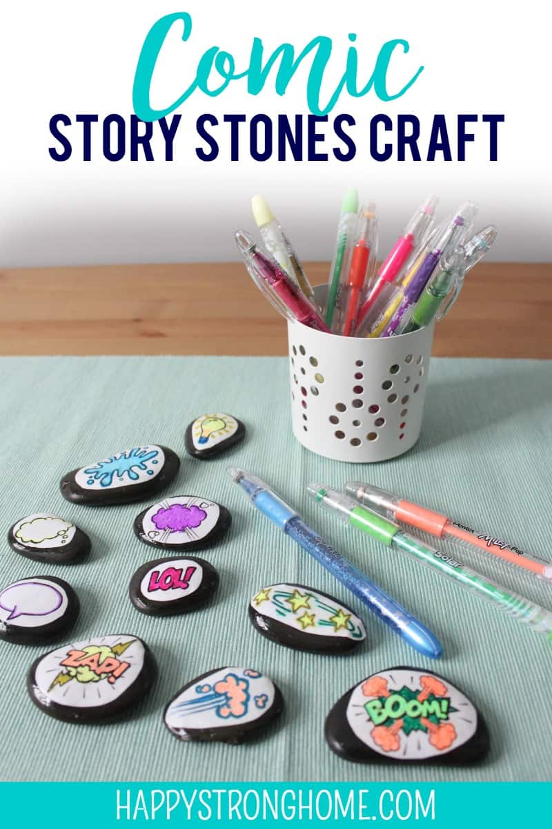 Comic Story Stones Craft