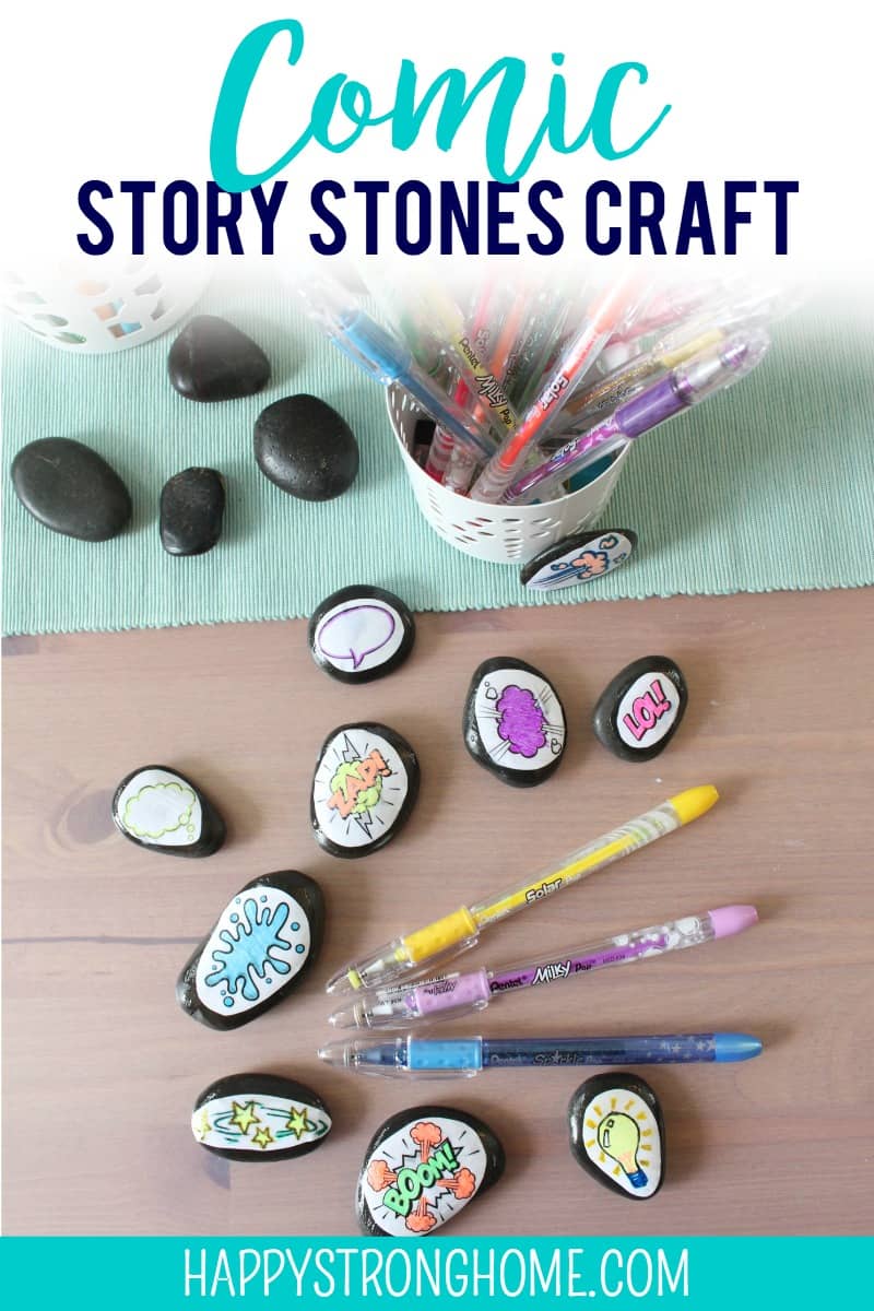 Comic Story Stones Craft