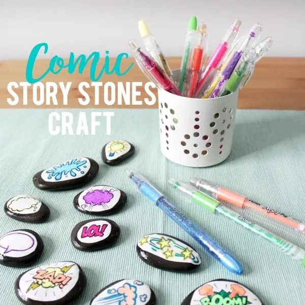 Comic Story Stones Craft