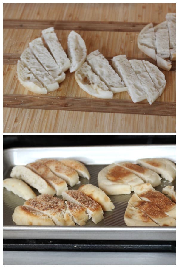 Sliced up English Muffins