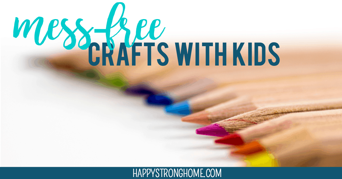 8 mess-free crafts for kids -  Resources