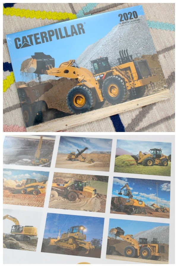 Construction calendar gift idea