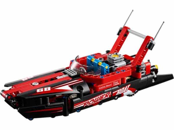 A close up of a toy Lego Technic car