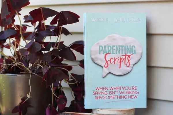 Close up of a Book by flowers, Parenting Scripts