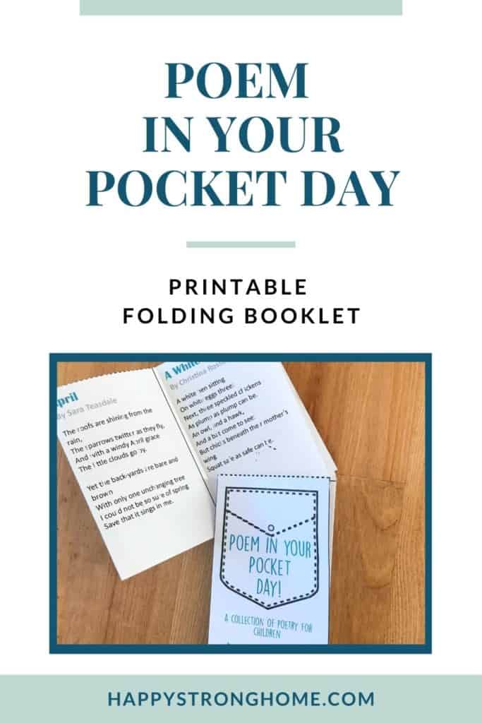 Poem In Your Pocket Printables Printable Templates