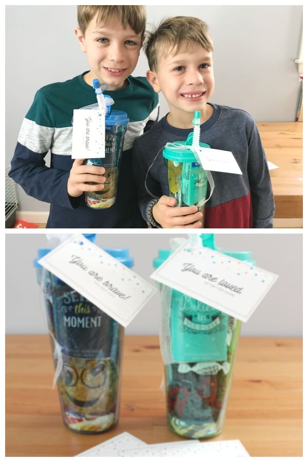 Care Package Cups for Kids