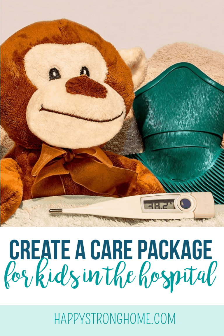 A Care Package for Sick Kids (+ Printable Cheer Cards) Happy Strong Home