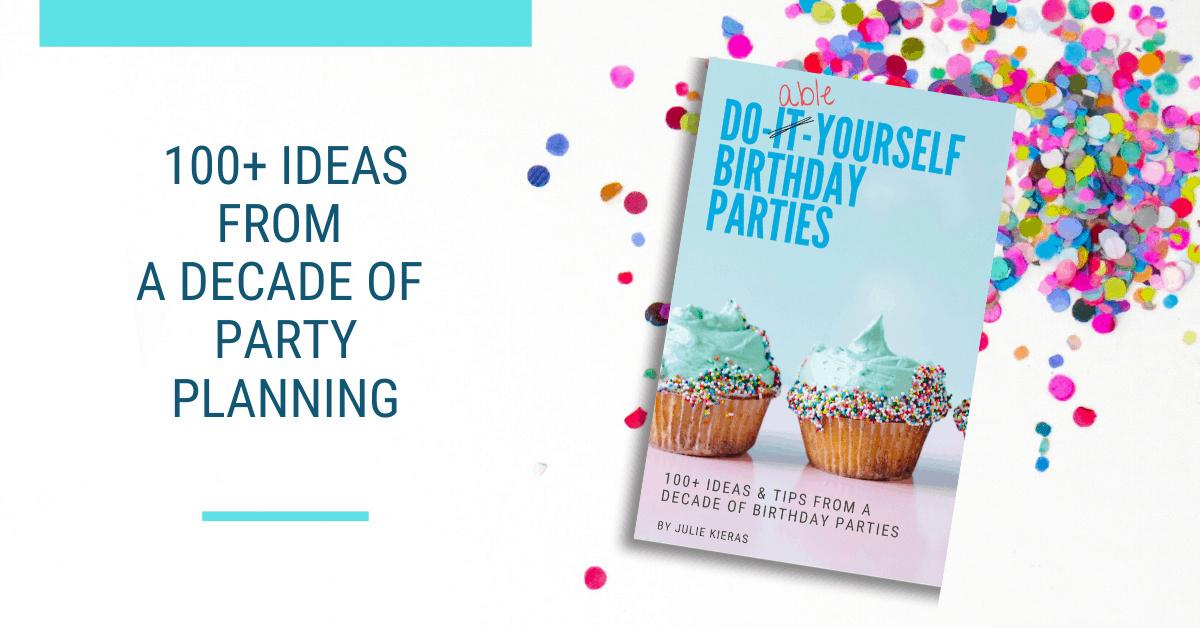 Text, DIY Birthday Party Ideas ebook cover