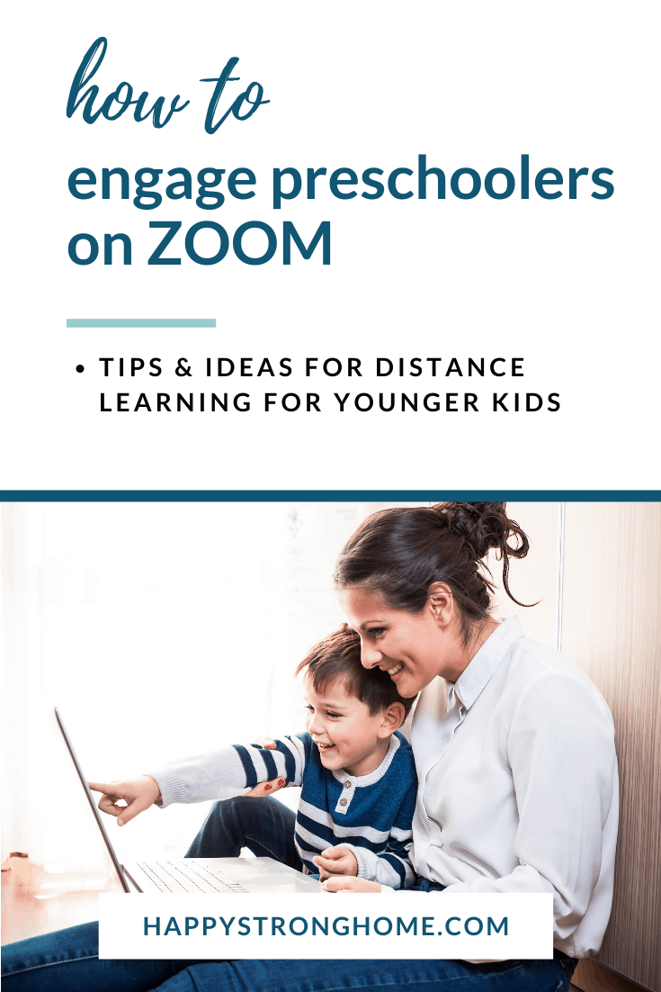 engage preschoolers on zoom
