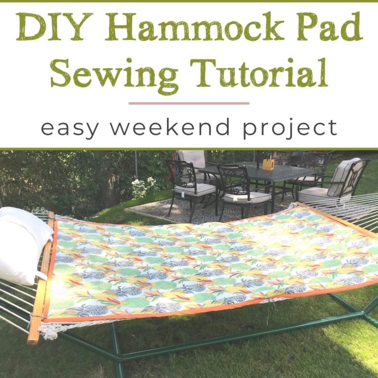 DIY Hammock Pad for Rope Hammocks Happy Strong Home