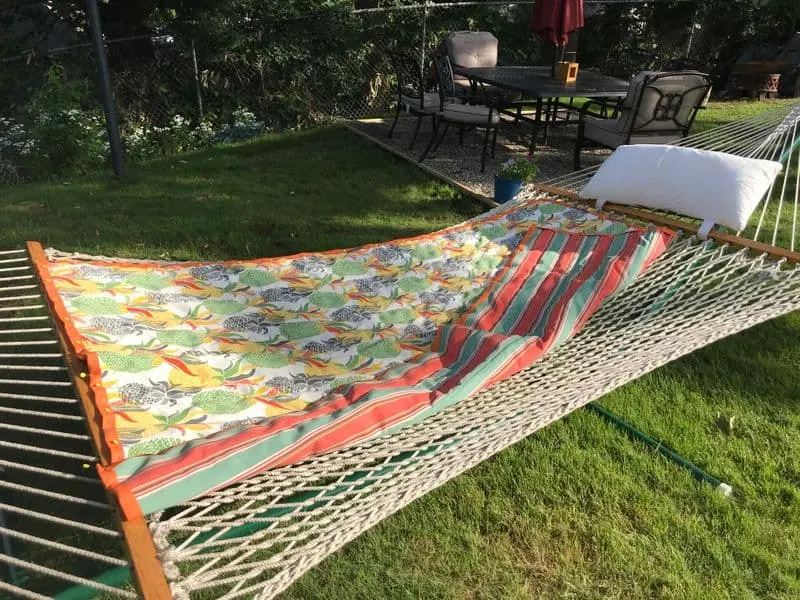 DIY Hammock Pad for Rope Hammocks Happy Strong Home