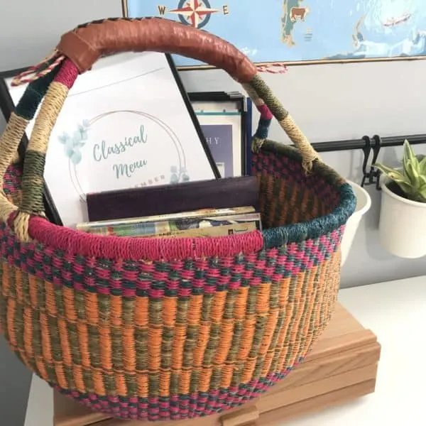 basket of books