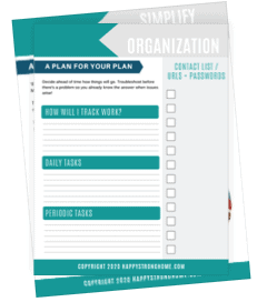 Simplify Your Homeschool Workbook Pages