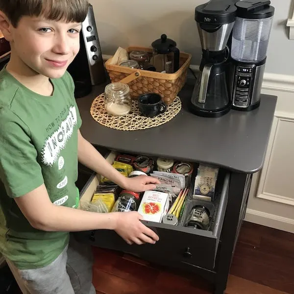 tea drawer