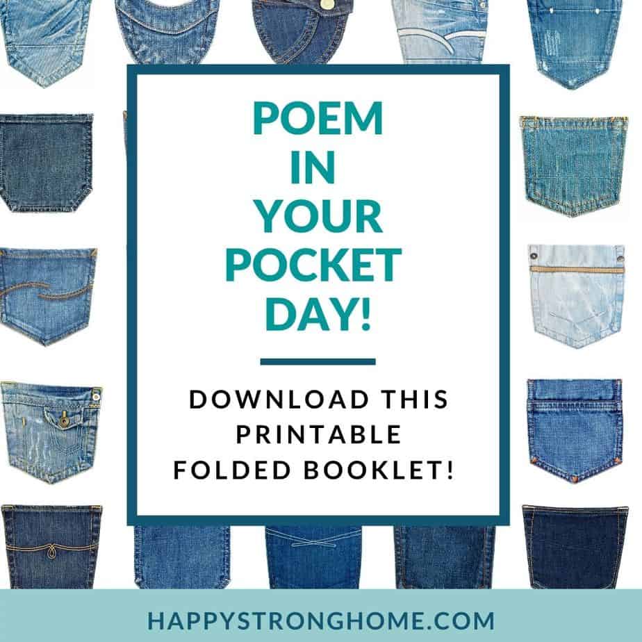 Graphic, Poem in your Pocket Day