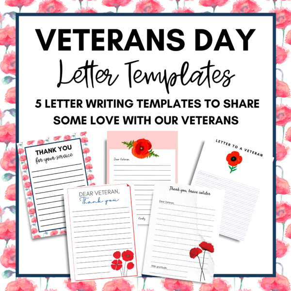 Veterans Day Letter Writing Prompts & Printable Happy Strong Home