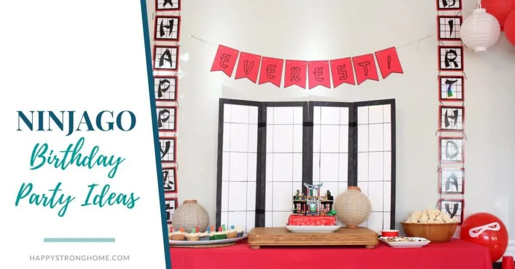 lego ninjago birthday party ideas