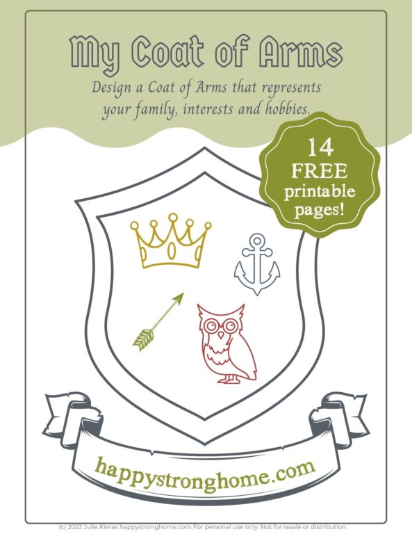 A fun way to get medieval: Create a Coat of Arms Activity! FREE