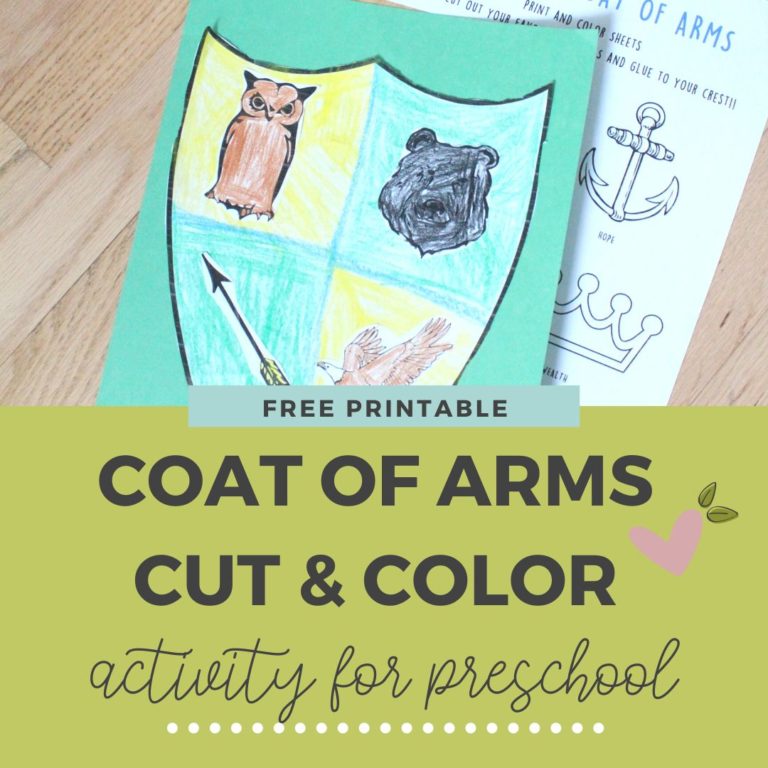 Coat of Arms Project for Kids: Free Printables + Examples