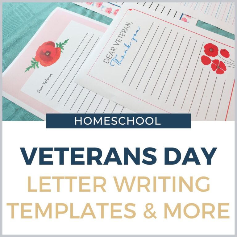Meaningful Veterans Day Letter Writing for Kids: 5 simple ideas + free printable