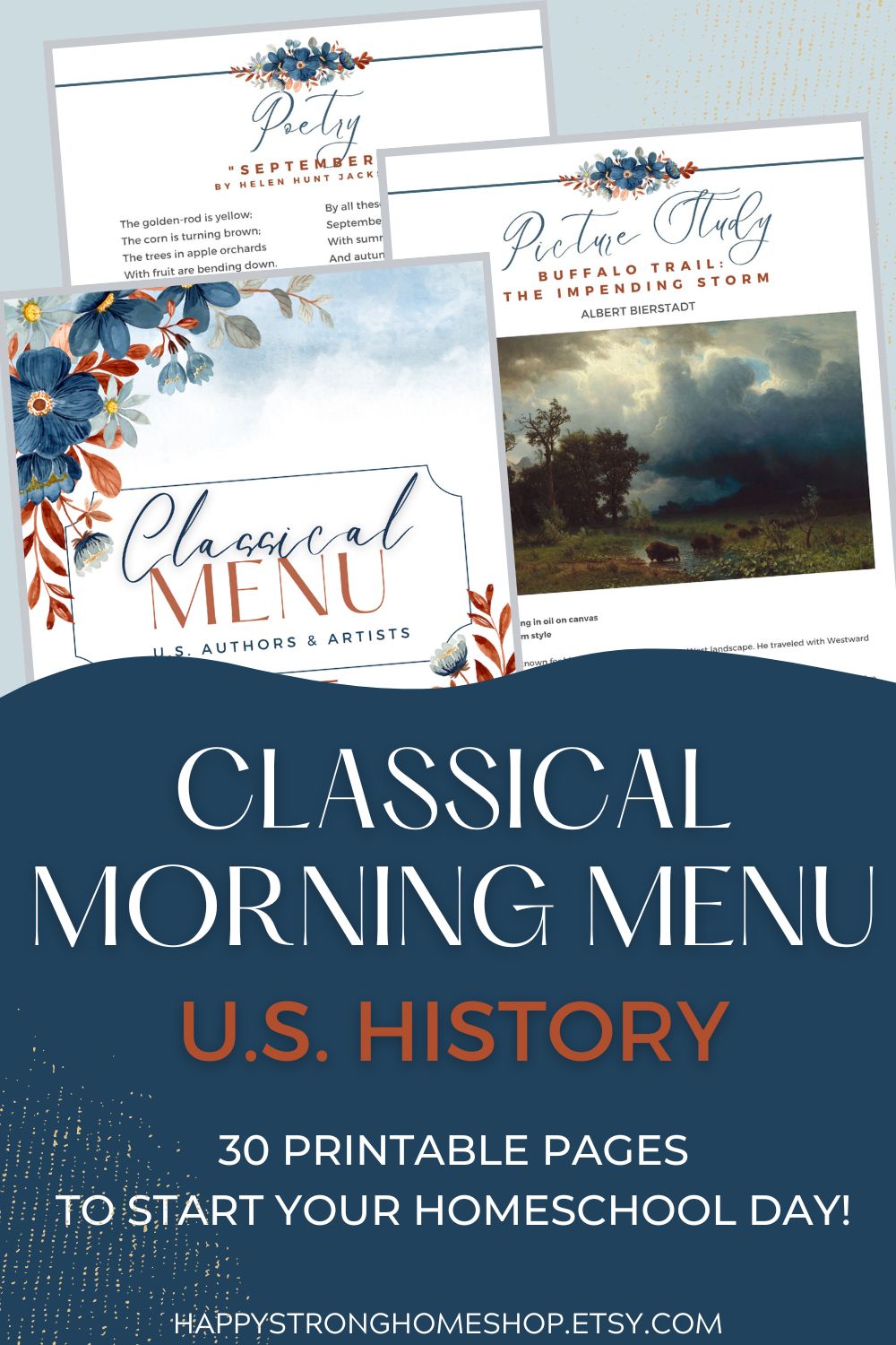 Medieval History Classical Morning Menu