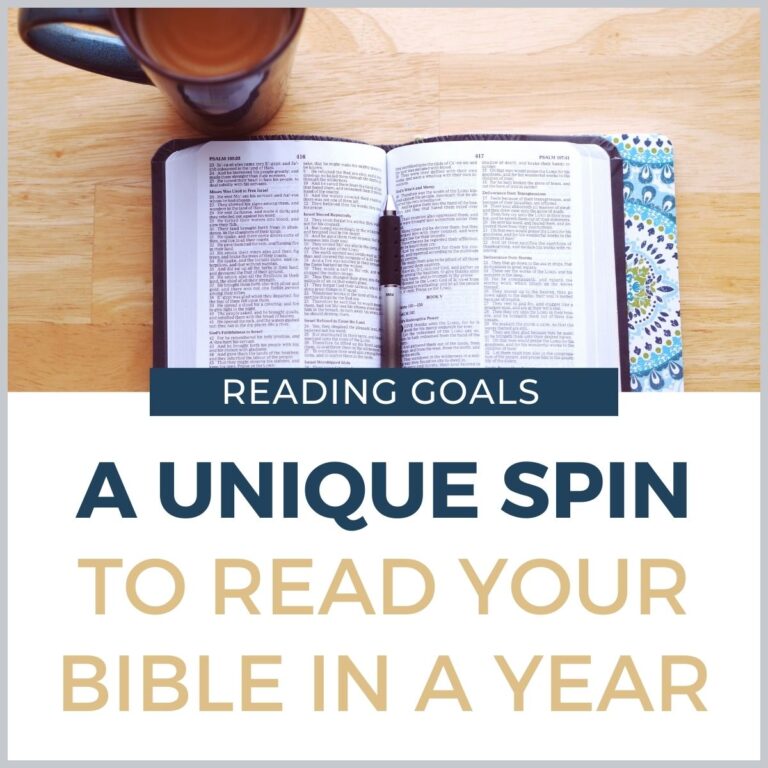Try this Unique Spin to Read-Your-Bible-In-A-Year